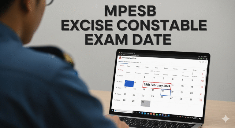 MPESB Excise Constable Exam Date
