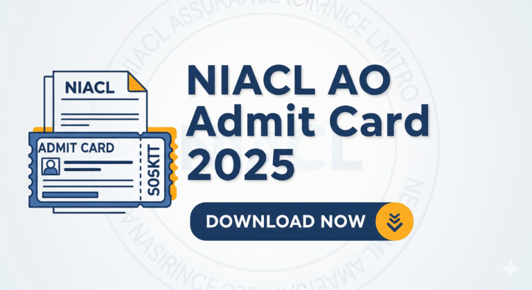 NIACL AO Admit Card 2025