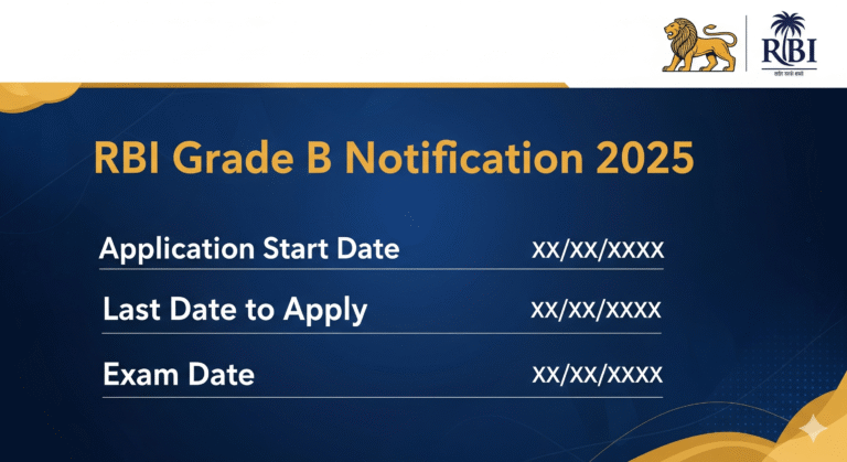 RBI Grade B Notification 2025